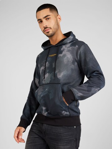 G-STAR Sweatshirt in Schwarz: Vorderseite