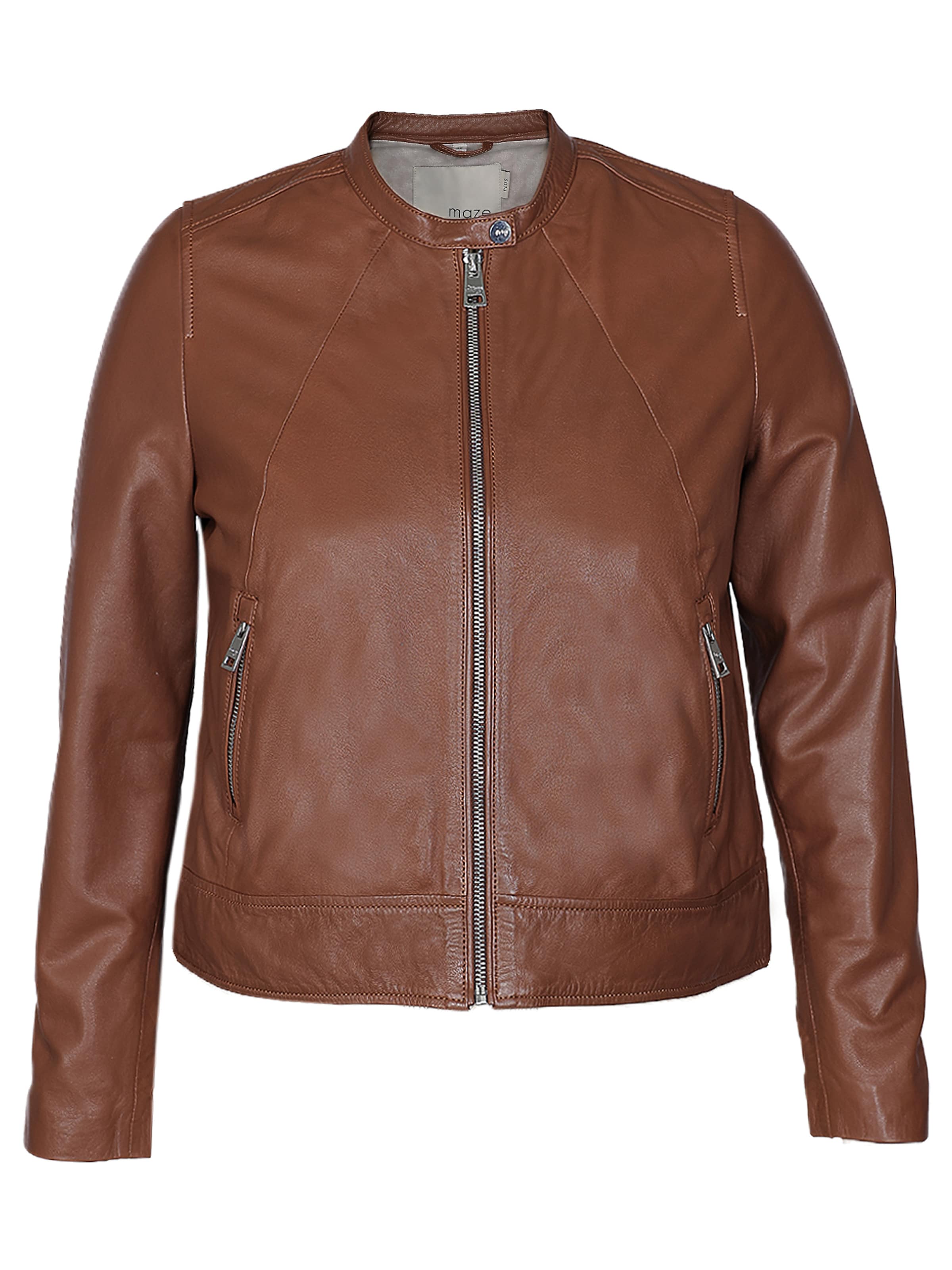 Maze Jacke in Braun: Vorderseite