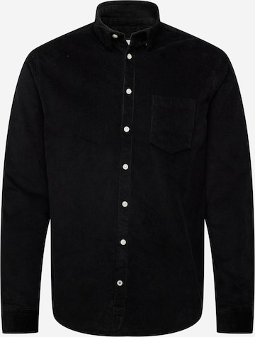 Kronstadt Button Up Shirt 'Johan' in Black: front