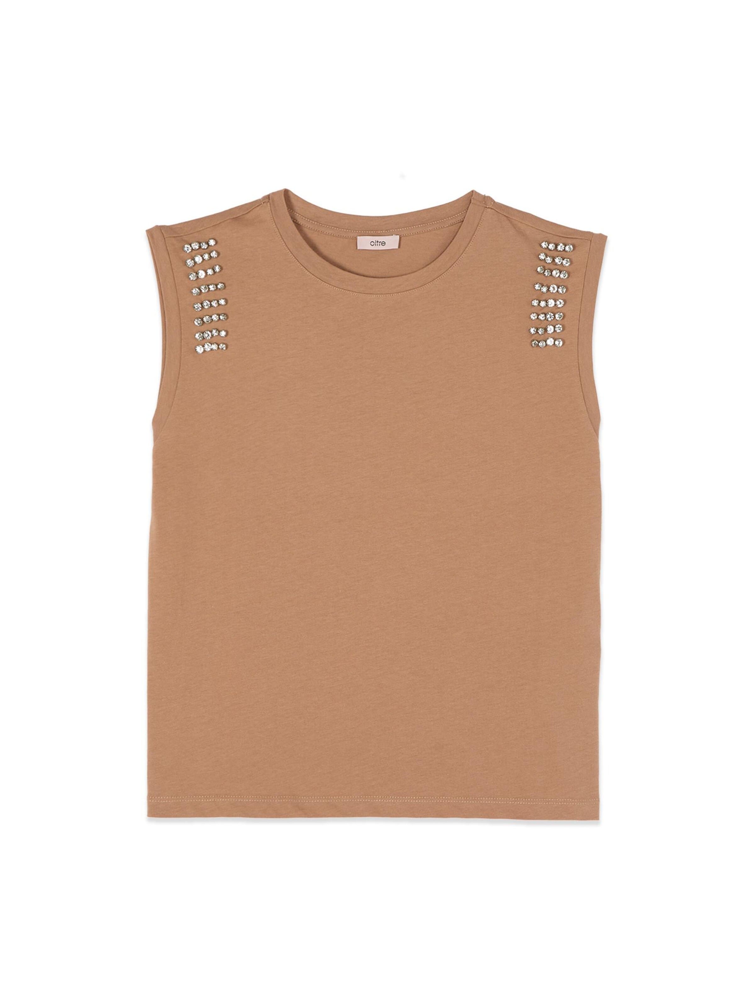 oltre Haut en 4XL en beige, Vue avec produit