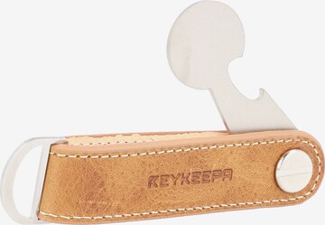 Porte-clés 'Loop ' Keykeepa en marron