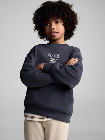 MANGO KIDSSweater majica 'ONEPIECE' - siva boja: prednji dio