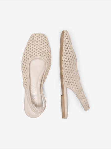 ONLY Балетки с ремешком в Бежевый