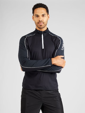 Sweat de sport Calvin Klein Sport en noir : devant