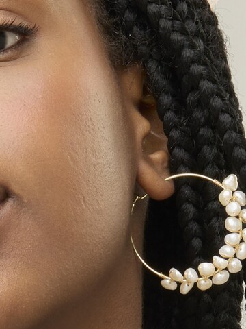 Boucles d'oreilles 'Milba' Luxenter en blanc