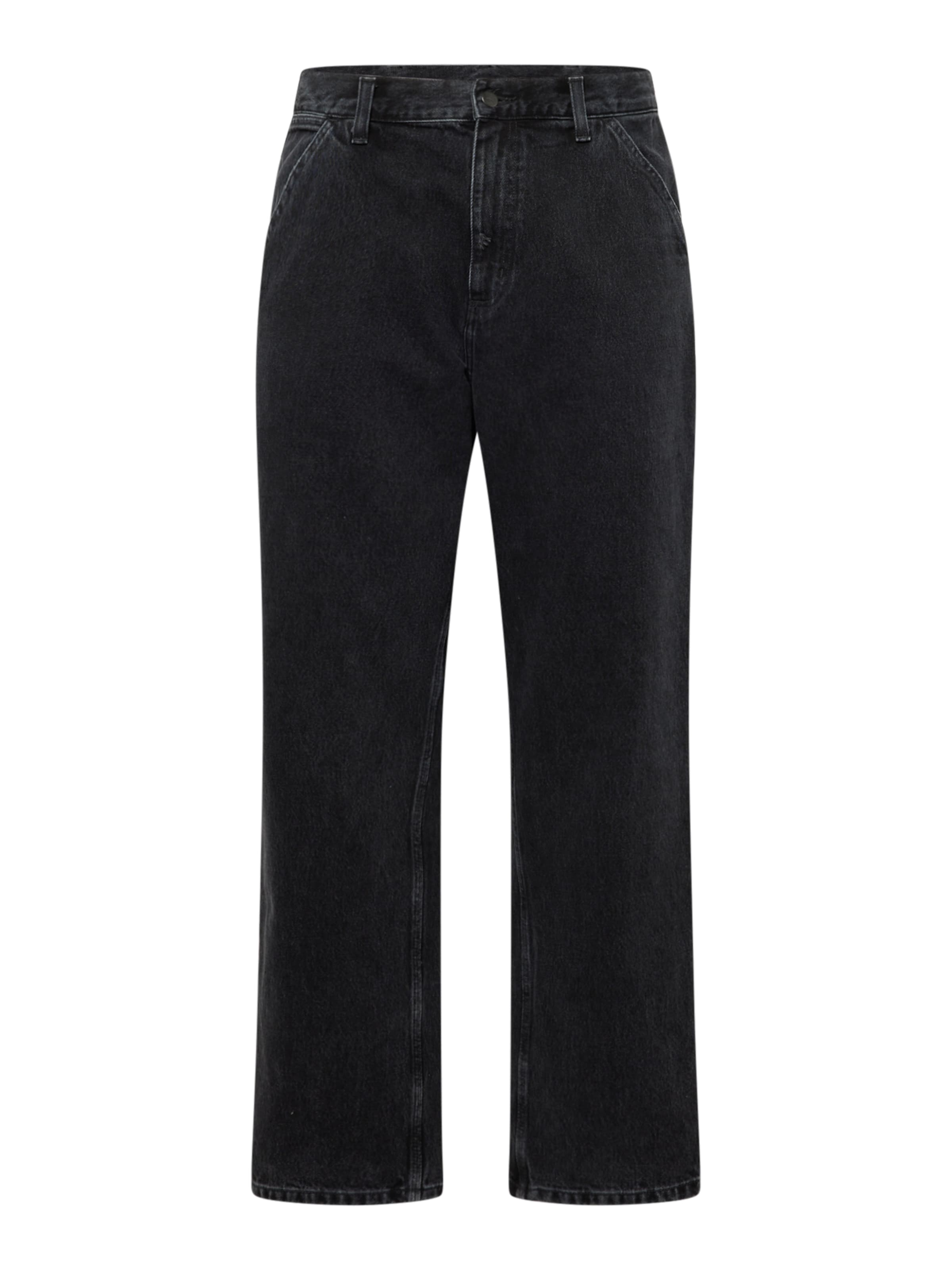 Carhartt WIP Loosefit Džíny – černá: přední strana