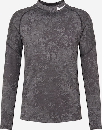 NIKE Regular fit Functioneel shirt in Grijs: voorkant