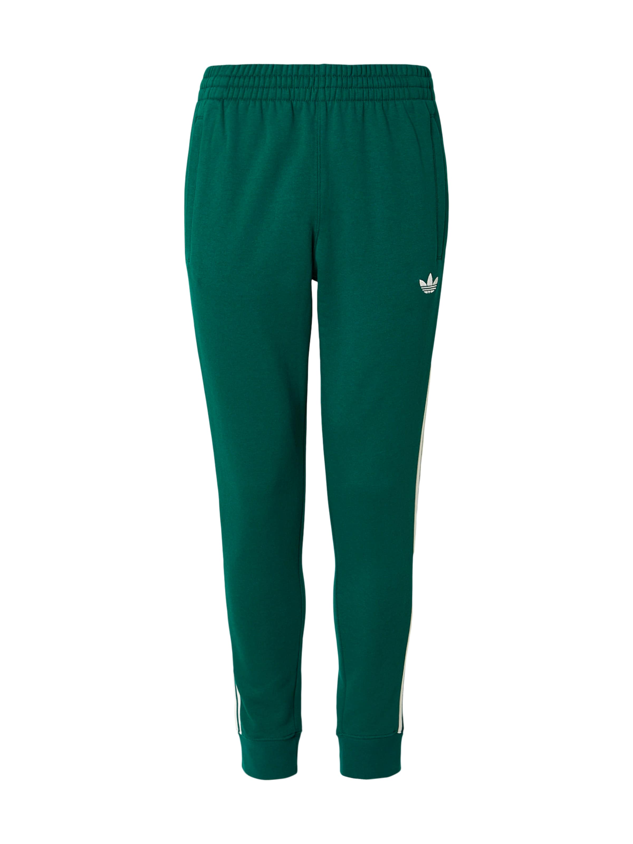 ADIDAS ORIGINALS Дънки Tapered Leg Панталон в зелено: отпред