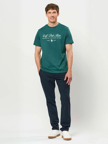 Coupe regular Chemise ' UMDag ' U.S. POLO ASSN. en vert