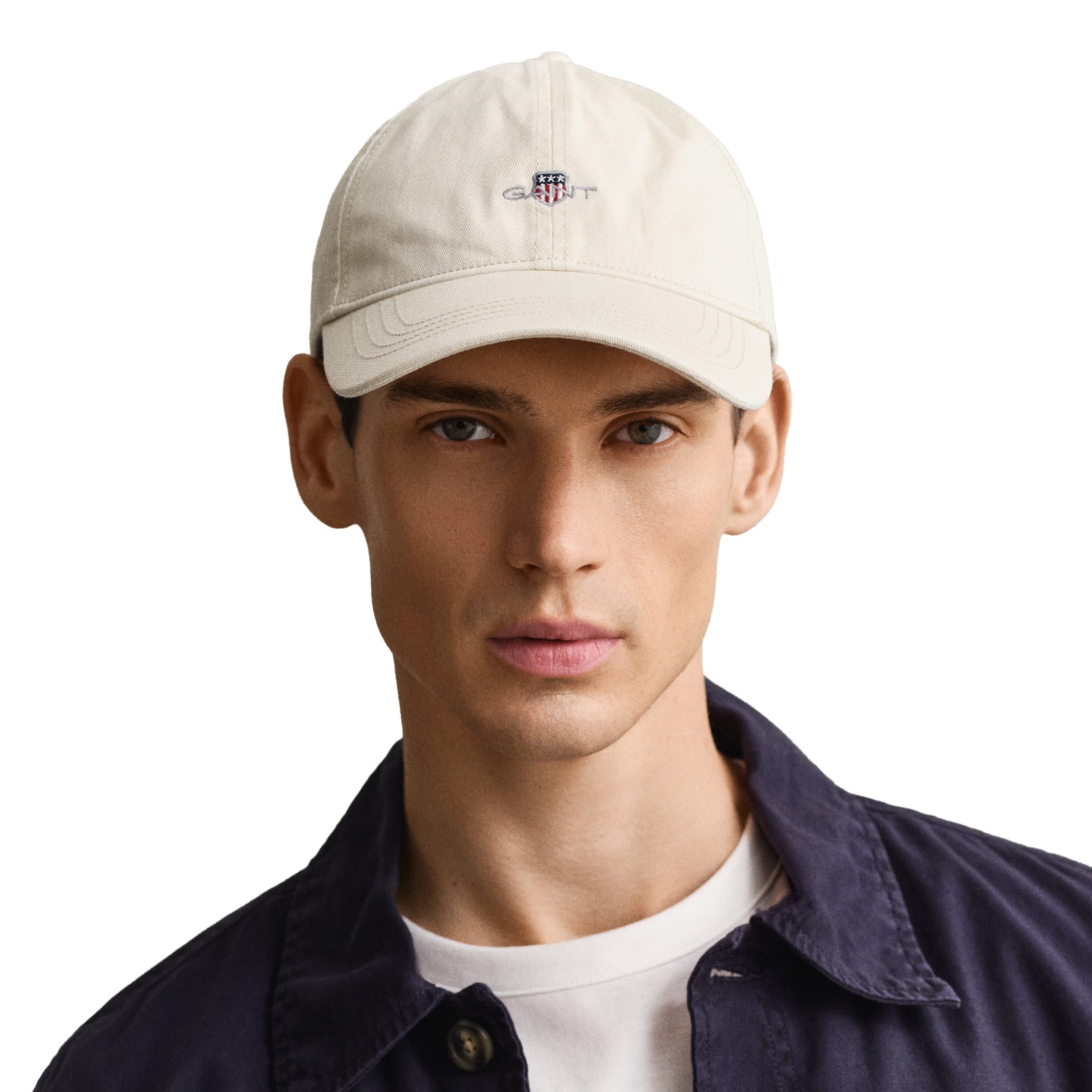 Casquette GANT en beige : devant