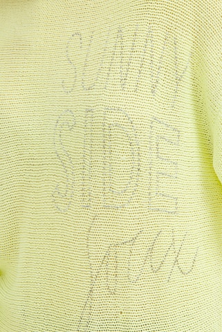 Soccx Pullover mit 3/4-Arm und Artwork in Gelb