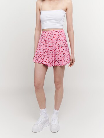 UNFOLLOWED x ABOUT YOU Regular Trousers 'SUMMER' in Pink: front