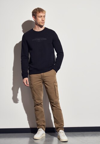 Street One MEN Slimfit Hose in Braun