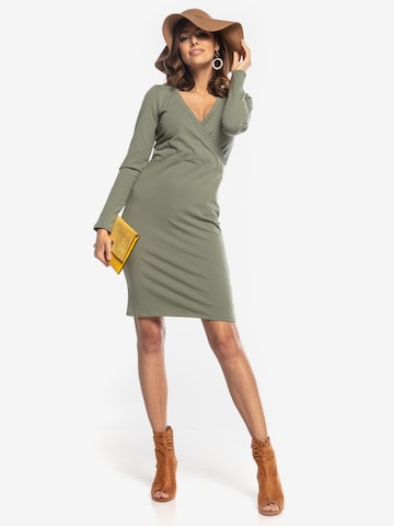 TESSITA Kleid in Grün: Vorderseite