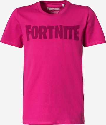 Fortnite T-Shirt in Pink: predná strana