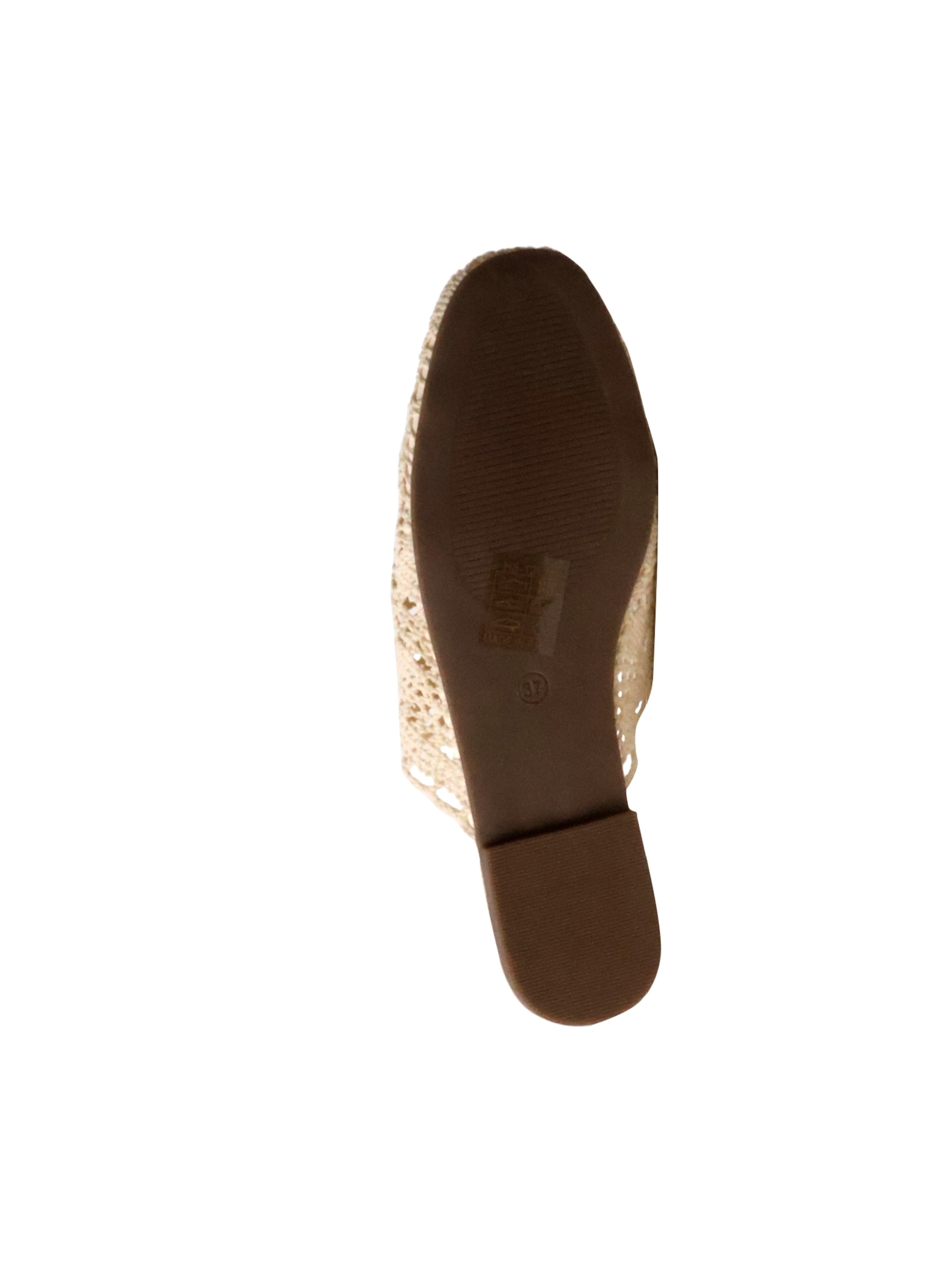 Joia Mules in Beige