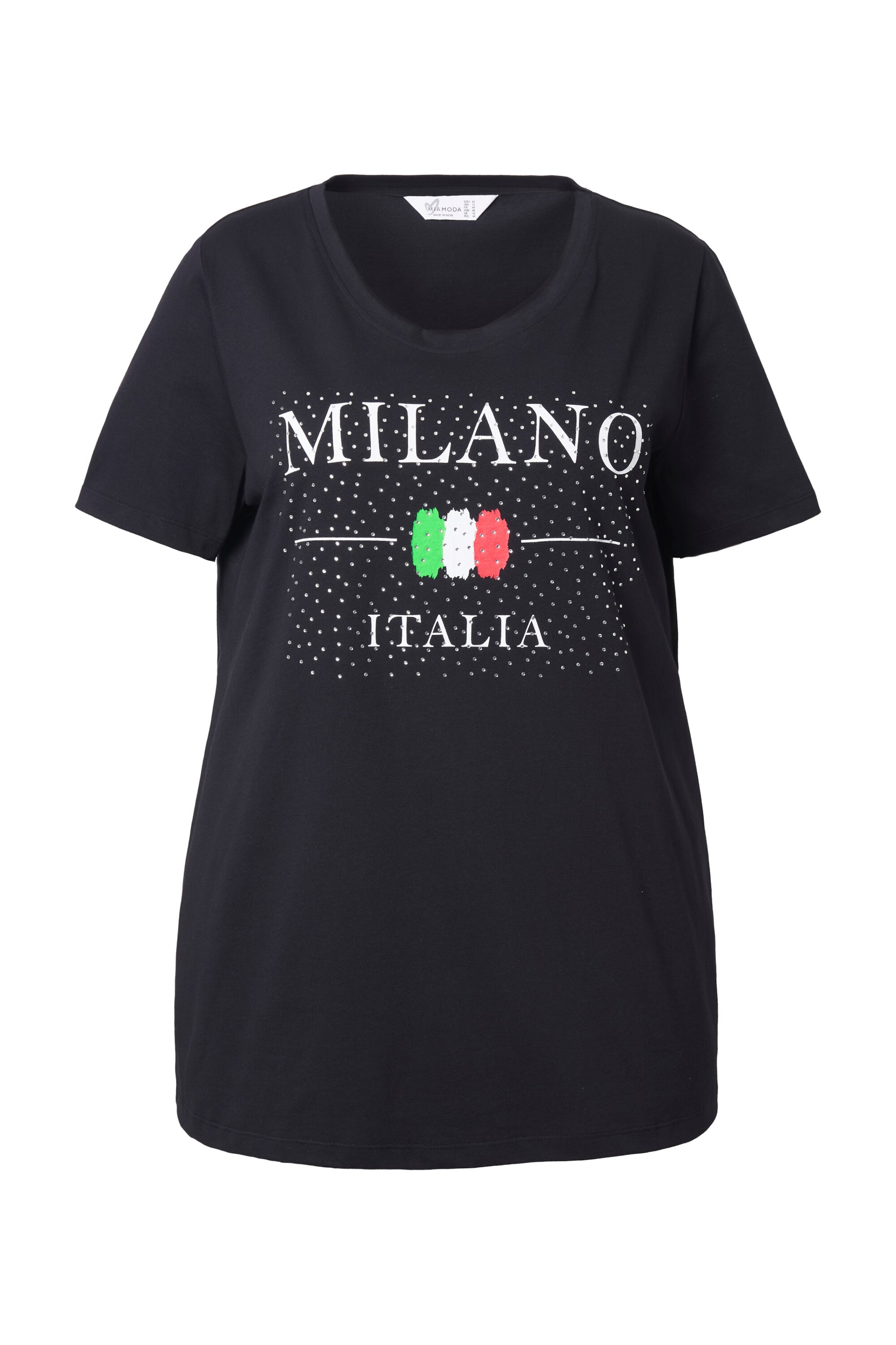 MIAMODA Shirt in Zwart: voorkant