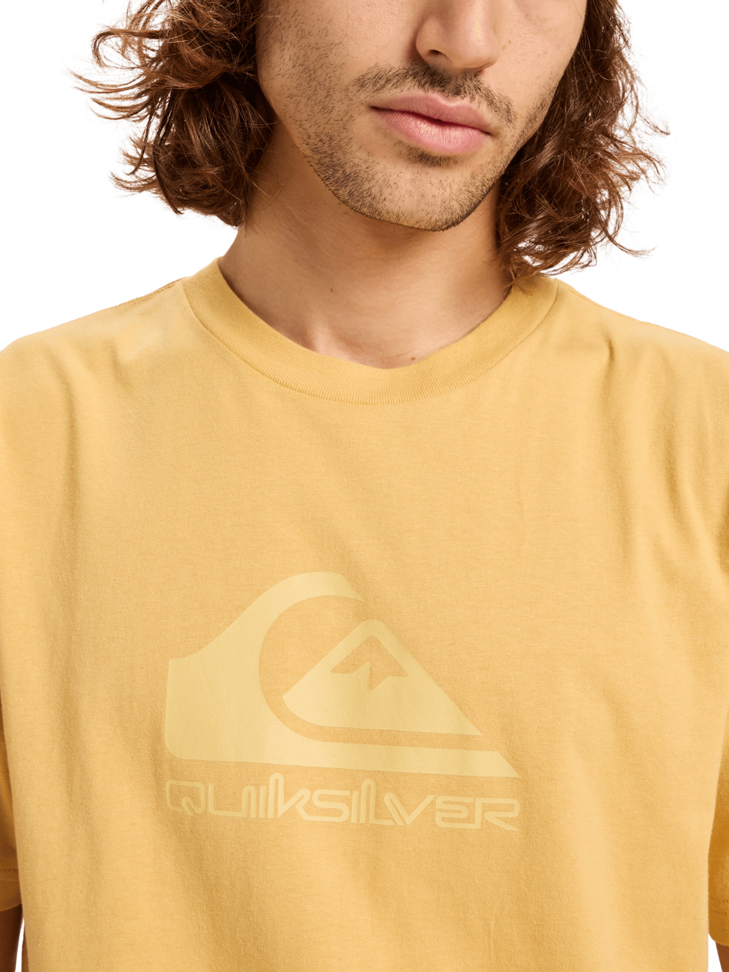 QUIKSILVER Athletic Sweatshirt in Yellow