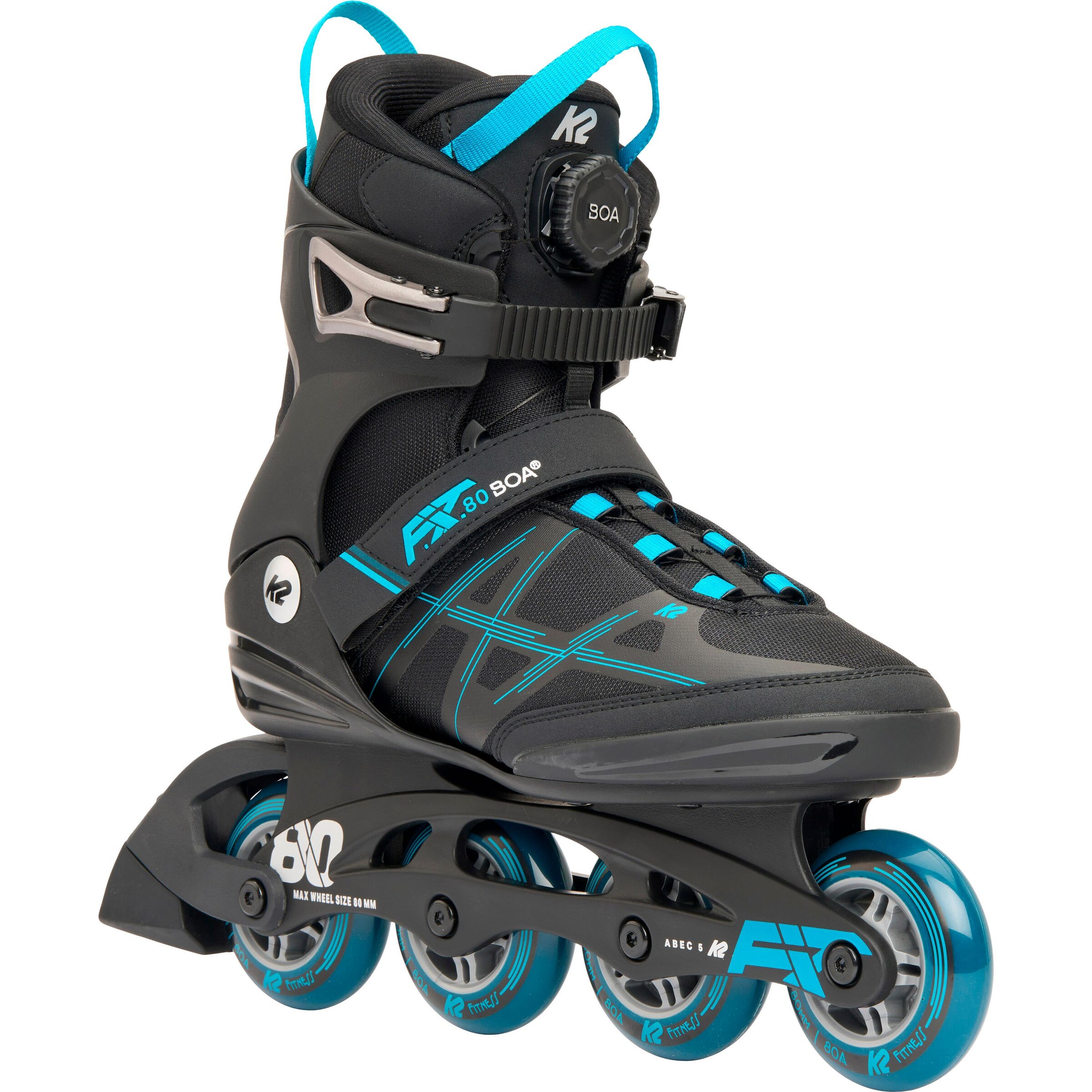K2 Inline and Roller Skates 'F.I.T. 80' in Blue