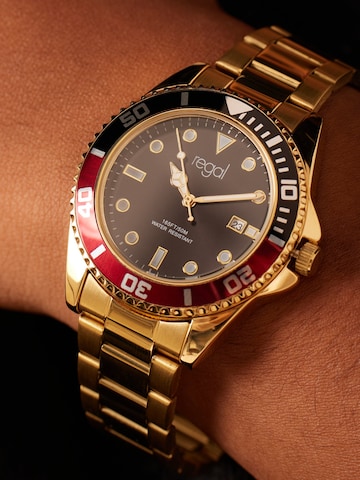 Lucardi Analog watch 'Hochwertig' in Gold