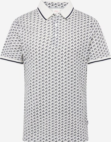 s.Oliver Poloshirt in Weiß: predná strana