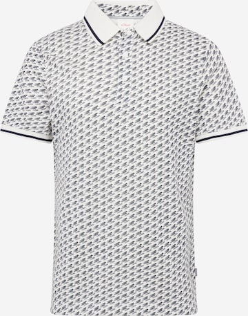 s.Oliver Poloshirt in Weiß: predná strana