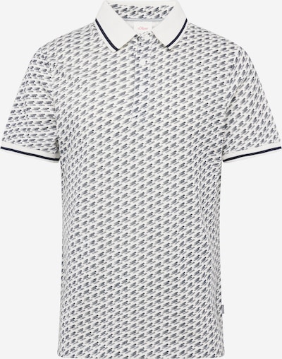 s.Oliver T-Shirt en marine / blanc, Vue avec produit