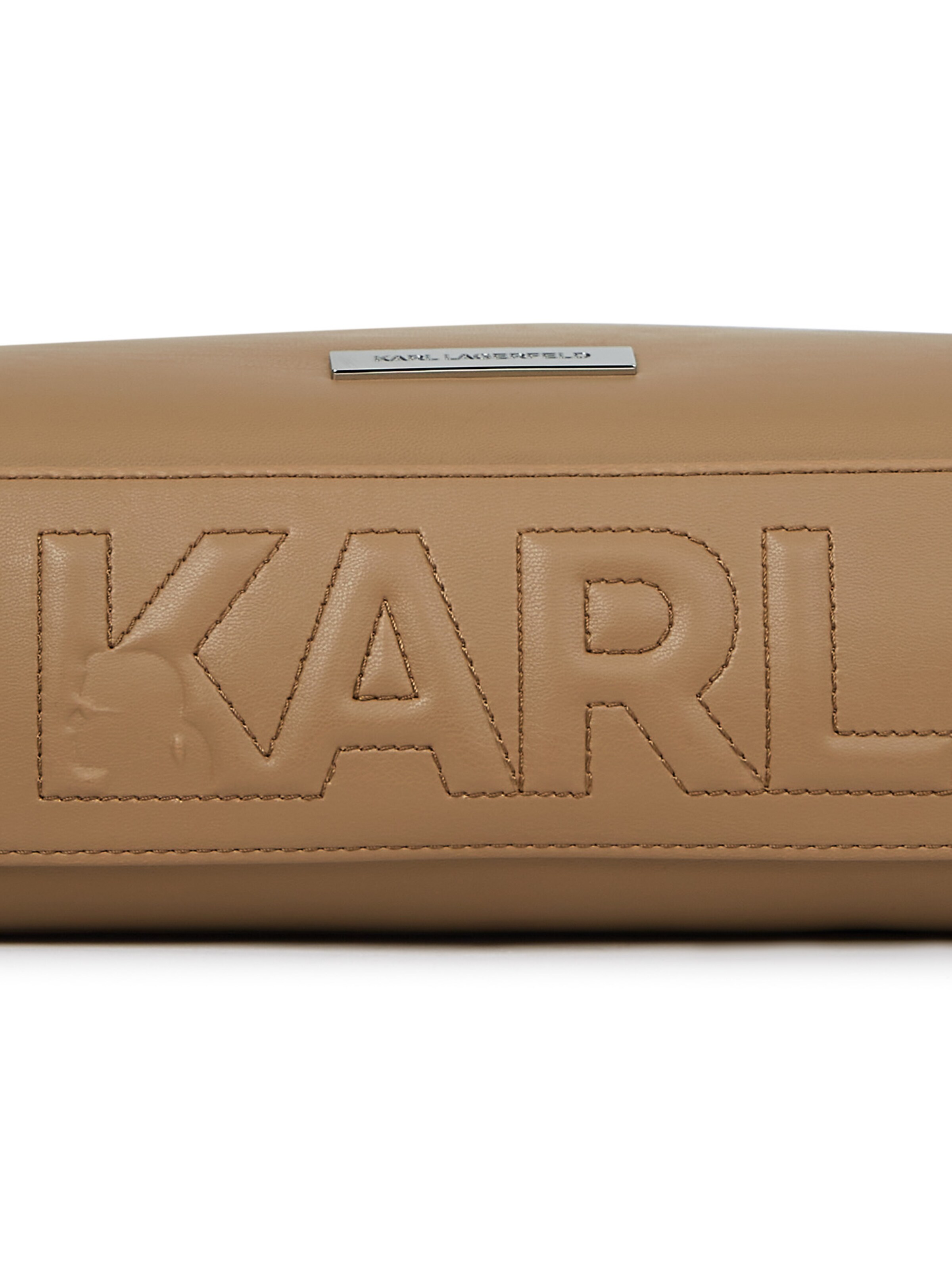 Karl Lagerfeld - Bolso de hombro 'Ikon' en marrón