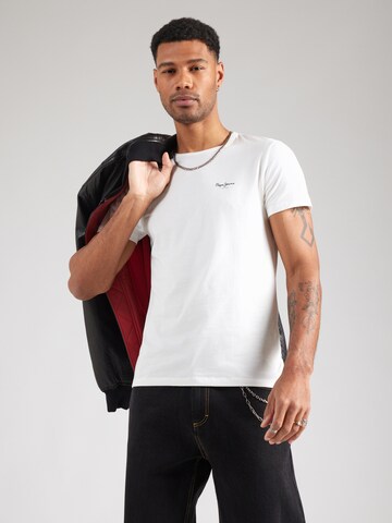 Pepe Jeans Shirt in Beige: voorkant