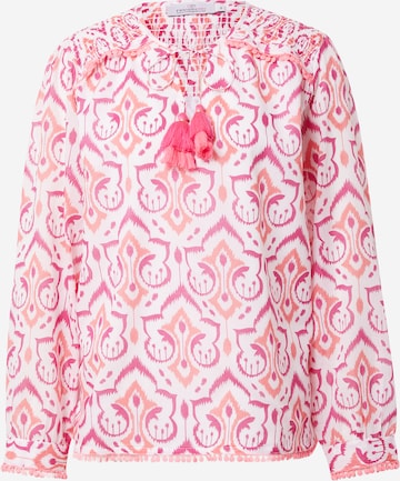 Zwillingsherz Blouse 'Blanca' in Pink: front