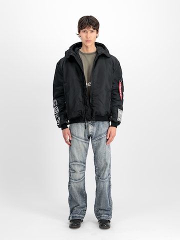 ALPHA INDUSTRIES Jacke in Schwarz