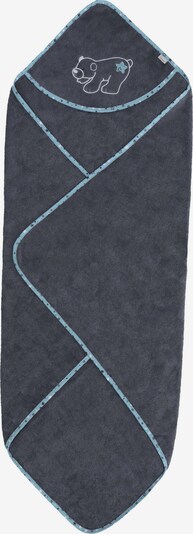 STERNTALER Duschtuch 'Elia' (GOTS) in hellblau / grau, Produktansicht