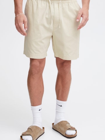 !Solid - Regular Calças ' Israel ' em bege