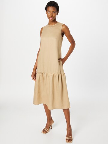 TAIFUN Zomerjurk in Beige: voorkant