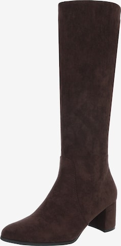 Ital-Design Stiefelette in Braun: Vorderseite