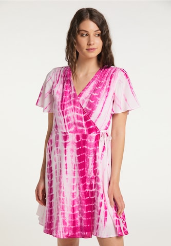 Robe IZIA en rose : devant