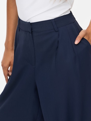 VILA - Barrel Pantalón plisado 'VILee' en azul