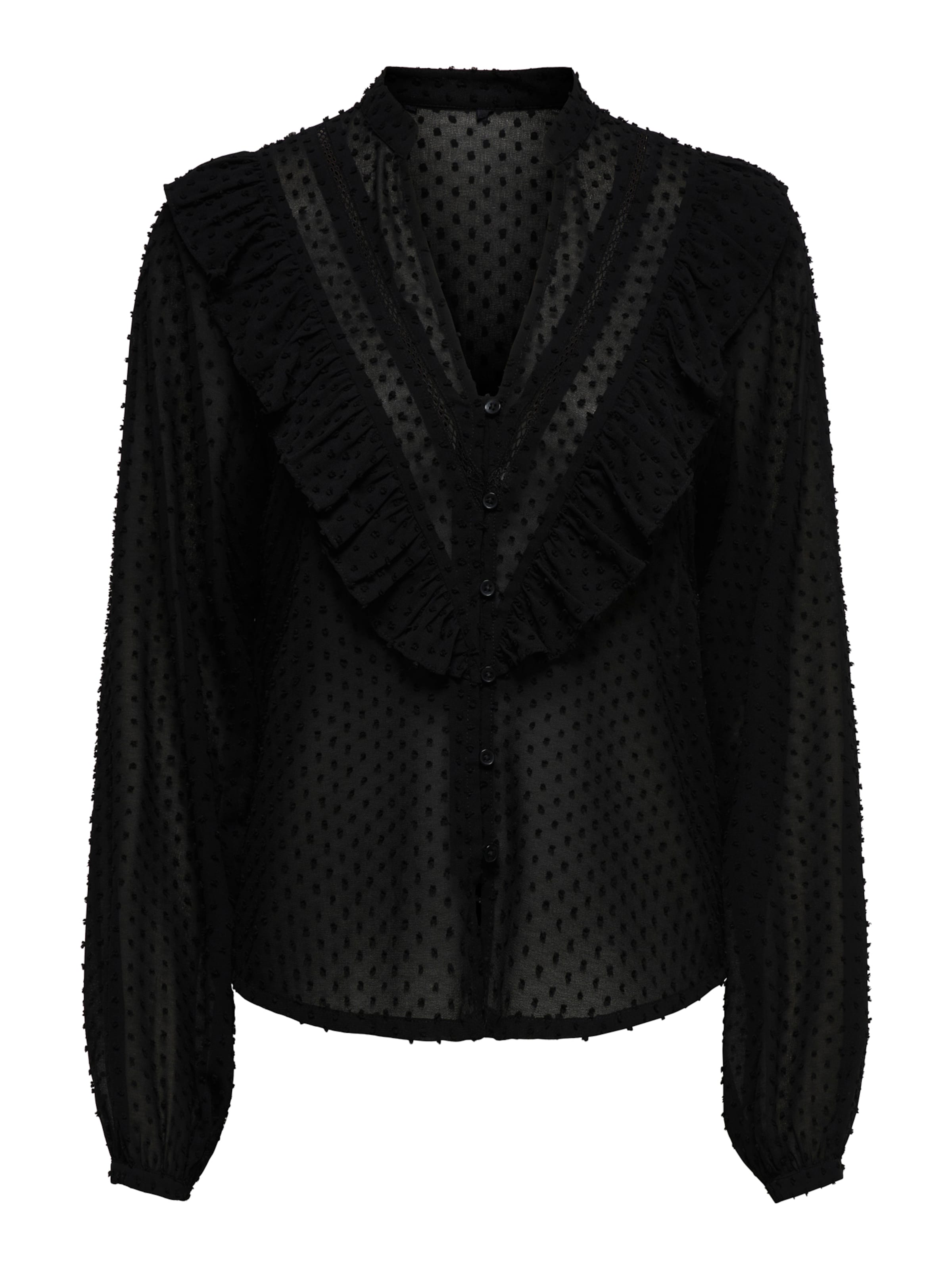 Chemisier 'ALBA' JDY en noir : devant