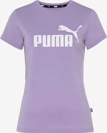 PUMA חולצות ספורט 'Essential' בסגול: מלפנים