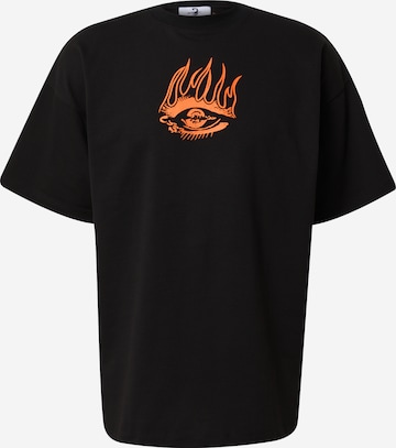 VIERVIER Majica 'Selin' | črna barva: sprednja stran