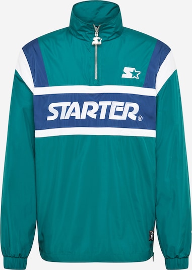 Starter Black Label Prijelazna jakna u plava / žad / bijela, Pregled proizvoda