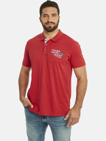 Jan Vanderstorm Shirt ' Dagfinn ' in Blauw: voorkant