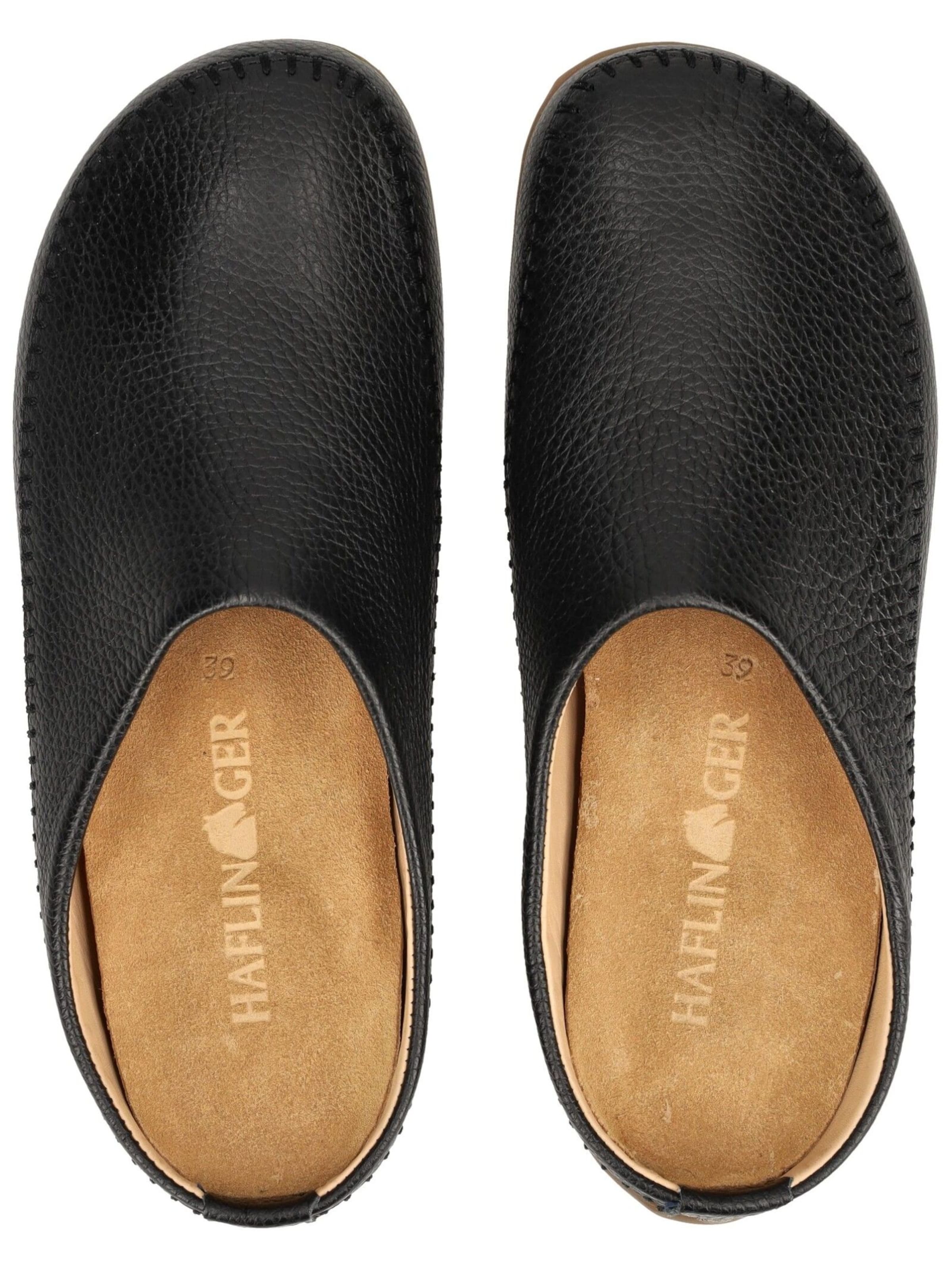 HAFLINGER Huisschoen in Zwart