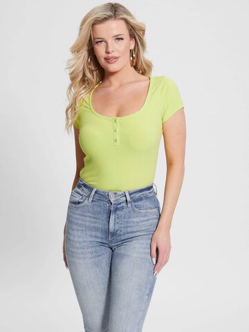 GUESS Shirt in Gelb: Vorderseite