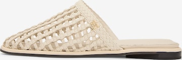 Mule TOMMY HILFIGER en beige : devant