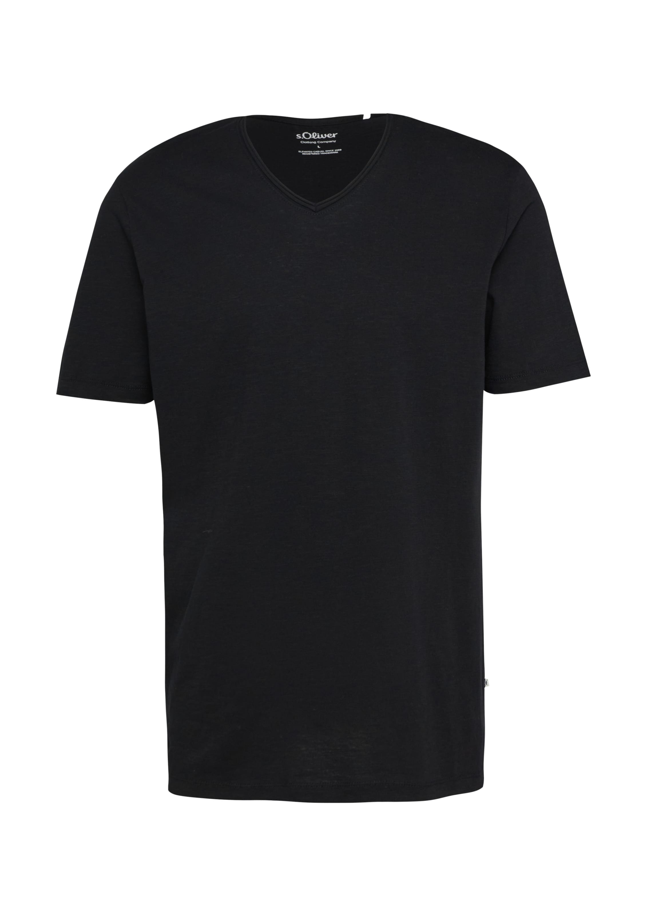 T-Shirt s.Oliver en noir : devant