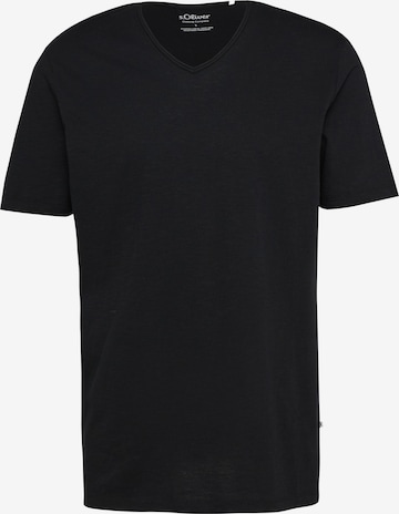 T-Shirt s.Oliver en noir : devant