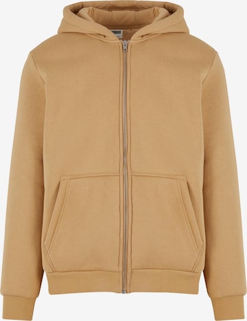 Giacca di felpa di Urban Classics in beige: frontale