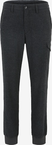 Steffen Klein Regular Cargo trousers in Grey: front