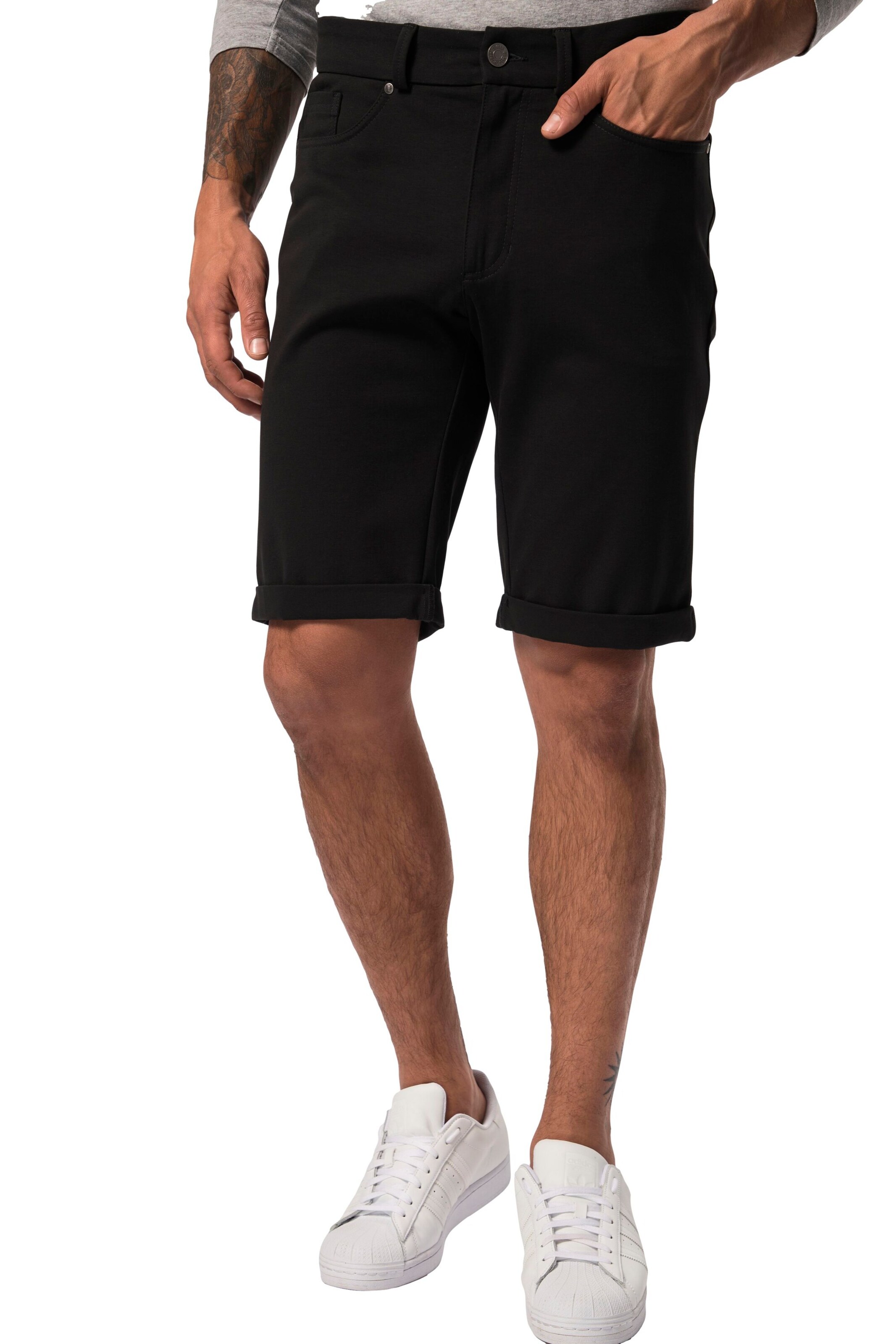 JP1880 Regular Hose in Schwarz: Vorderseite